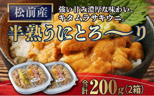 松前 半熟うにとろ~り  MATB018