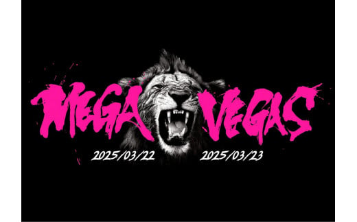 「MEGA VEGAS 2025」3/22(土)　1DAY