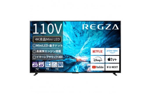 TVS REGZA 液晶テレビ 100V型 (要事前見積) 110Z990R 1973781 - 神奈川県川崎市