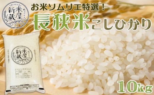 《令和６年産》【米屋新蔵】お米ソムリエ特選『長狭米コシヒカリ』10kg　[0025-0009] 407726 - 千葉県鴨川市