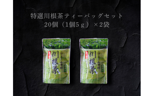 6-12 特選川根茶 ティーバッグセット2袋 1006814 - 静岡県川根本町