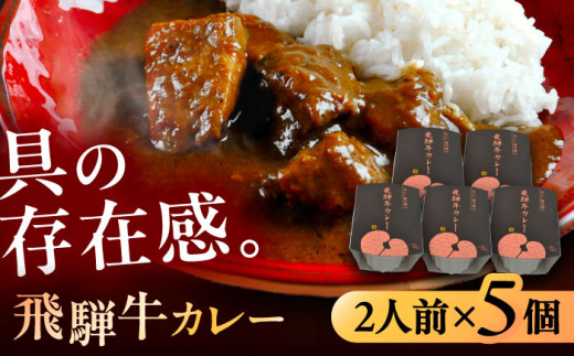 -あふひ 贅の極み- 飛騨牛カレー 2人前×5個セット / レトルトカレー ご当地カレー 常温保存 時短 / 恵那市 / テンポイント [AUEU004]