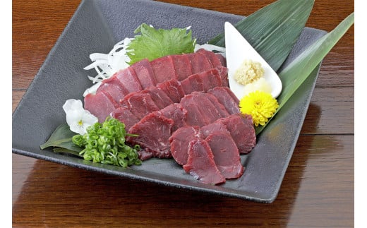 熊本 馬刺し 赤身 400g （50g×8）タレ付き 生姜付き 馬肉 馬 肉刺し お肉 肉 生肉 生食 食品 熊本県 水上村 九州