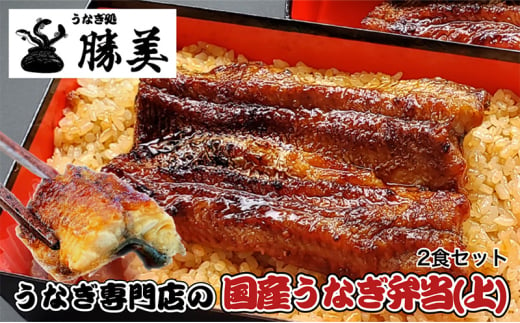 国産うなぎ弁当【上】2食セット [№5786-5438]