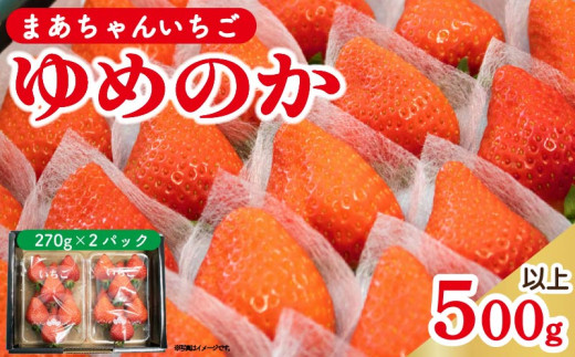 【 先行予約 】 いちご ゆめのか 500g以上(270g×2p) 苺 ストロベリー 果物 フルーツ デザート スイーツ おやつ お菓子 洋菓子 和菓子 ケーキ ゼリー ジュース ジャム アイス シャーベット スムージー ヨーグルト クレープ タルト チョコ 大福 フルーツサンド ギフト プレゼント 贈答 お取り寄せ グルメ 冷蔵 送料無料 阿波市 徳島県 佐藤農園 1461863 - 徳島県阿波市