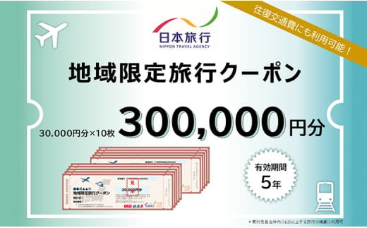 北海道ニセコ町　日本旅行　地域限定旅行クーポン300,000円分【46006】