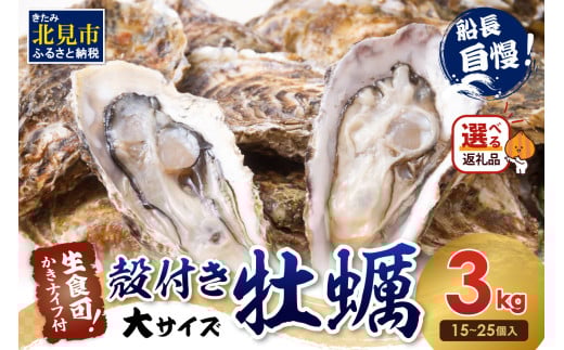 【2026年1月中お届け】サロマ湖自慢の殻付きカキ貝 大 3kg詰め ( 牡蠣 かき 濃厚 大きい 魚介類 貝類 殻付 殻付き牡蠣 BBQ バーベキュー )【114-0010-2025】