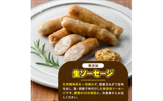 大分県宇佐市のふるさと納税 ＜訳あり・業務用＞無添加生ソーセージ(計2kg・1kg×2P) ソーセージ 肉 豚肉 鶏肉 惣菜 おかず お弁当 おつまみ 訳アリ 簡易包装 国産 冷凍【102000900】【サンセイ　安心院ソーセージ】