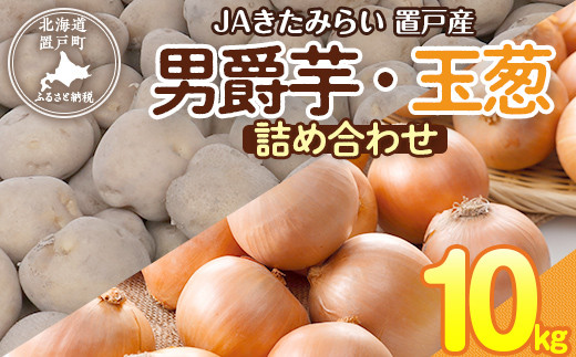 ＪＡきたみらい男爵芋・玉葱詰め合わせ 計10kg 【 ふるさと納税 人気 おすすめ ランキング いも 芋 イモ じゃがいも ジャガイモ 男爵イモ 男爵いも 男爵芋 玉ねぎ たまねぎ 北海道 置戸町 送料無料 】 OTC002 1263463 - 北海道置戸町
