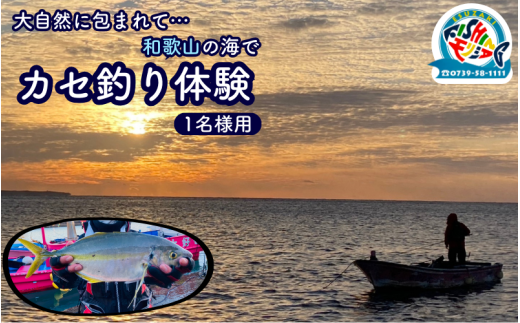 【1名様用】大自然に包まれて…和歌山の海でカセ釣り体験 (経験者向け) / 釣り 紀州 和歌山 南紀 船釣り イカダ釣り 釣り放題 のんびり 貸し切り 体験 【fms001】