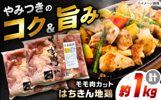 高知の地鶏はちきん地鶏モモ肉カット 約500g×2 【合同会社土佐あぐりーど】 [ATBO024]