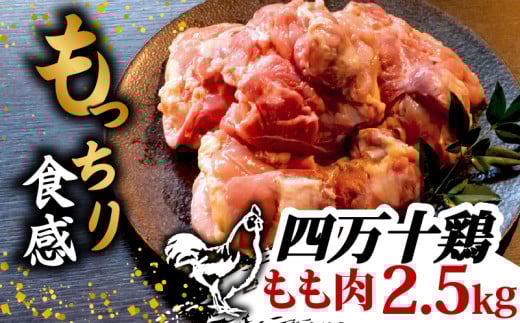 銘柄鶏 四万十鶏 もも肉 2.5kg ( 500g × 5パック ) | 切身 カットでかんたん時短セット カット済み 鳥肉 とりにく 鶏もも 冷凍 国産 ブランド 唐揚げ 煮物 鍋 チキン 南蛮 高知県 須崎市 TM045 2089605 - 高知県須崎市