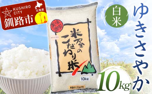 【通常発送】 ゆきさやか 10kg 白米 北海道産 米 コメ こめ お米 白米 玄米 決済から7日前後で発送 F4F-6650