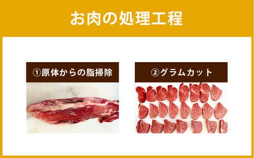 大分県竹田市のふるさと納税 【人気の冷蔵発送】【定期便2ヶ月】 希少部位！ おおいた豊後牛 ヒレステーキ 約150g×2枚 約300g ×2回 計約600g