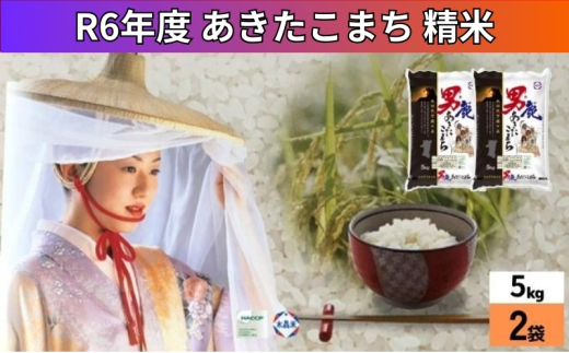 ★yy★令和6年産 あきたこまち 精米 10kg 5kg×2袋 秋田県 秋田県 男鹿市 秋田食糧卸販売 お米 新米 ご飯 おにぎり お弁当 秋田県産 産地直送 