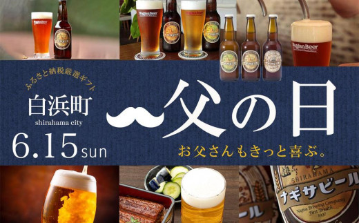 【父の日ギフト】ナギサビールの定番商品2種（330ml×6本）飲み比べセット 484246 - 和歌山県白浜町