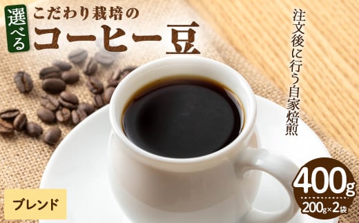 こだわり栽培のコーヒー豆(ブレンド)(計400g・200g×2袋)【m70-05】【N BLOOD COFFEE ROASTERS】 1992681 - 大阪府箕面市