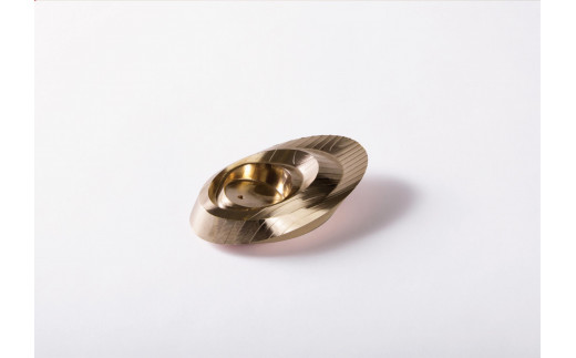 堺の伝統産品　お香立てとお香のセット [BRASS]
