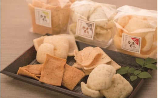 柔らか食感のおかき【かきもちキューブ】12種の詰め合わせギフト箱×10セット