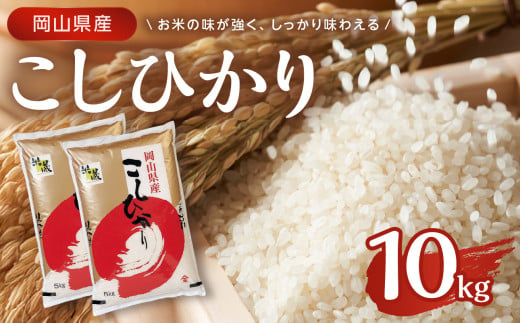 【天満屋選定品】　岡山県産　こしひかり10kg 【  白米 国産 岡山県産米 こしひかり コシヒカリ お米 ご飯 白飯 全国配送可能  】 2006189 - 岡山県備前市