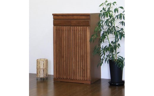 仏壇台 仏壇下台 お仏壇 大川家具 完成品 60cm 幅60cm ミニ仏壇 小型仏壇 日本製 AKBU-02-60H ライトブラウン 1997663 - 福岡県大川市