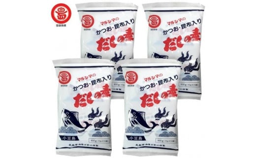 マルシマだしの素　【かつお・昆布入りだしの素】　100g×4袋　計400g(10g×40袋入) 1997610 - 香川県小豆島町