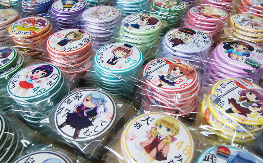 沿岸バス　萌えっ子缶バッジ　Cセット（21～30）
