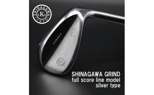 [選べるロフト角]Grind by S-TAKUYA フルスコアラインウェッジ Silver 077BC02N.