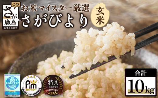 【新米】 令和6年産 佐賀県産 さがびより 10kg 玄米【14年連続 特A評価】B-21 214441 - 佐賀県鹿島市