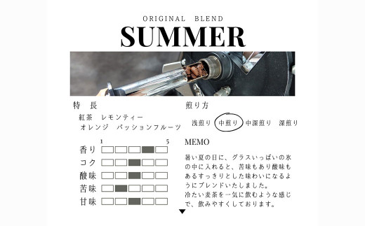 【12回定期便】【豆・粉 から選べる】 オリジナルブレンド 2種類 200g×2袋