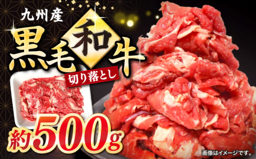 切り落とし  長崎県産 黒毛和牛 約500g ＜宮本畜産＞ [CFA049] 長崎 西海 和牛 牛肉 切り落とし 便利 肉じゃが カレー きりおとし 切り落とし 2000053 - 長崎県西海市