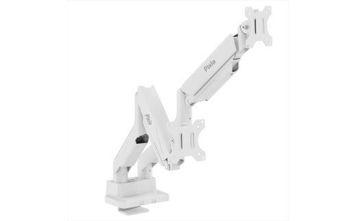 Pixio モニターアーム デュアル 耐荷重15kg/1本 ホワイト/白 PS2DW ＜パッケージ傷あり＞【 モニターアーム 神奈川県 小田原市 】