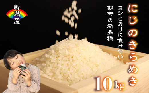 にじのきらめき コシヒカリ こしひかり 負けない 10kg 新潟産 新潟県 令和6年産 コメ お米 米 こめ 新潟米 新潟 新発田  斗伸 1810804 - 新潟県新発田市