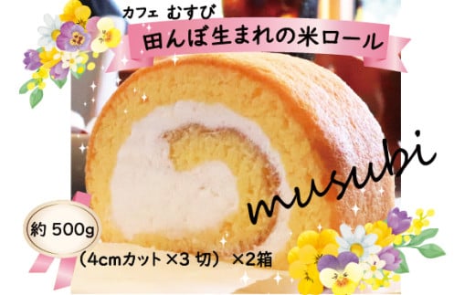 田んぼ生まれの米ロール2箱　カフェむすび   M526-2