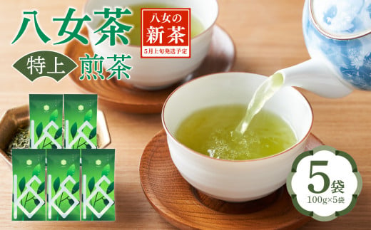 【2025年新茶】八女茶 特上煎茶  100g×5袋