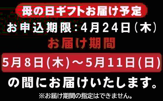 お申込み期限は12月10日(火)まで。
お届け期間の指定はできませんのでご注意ください。