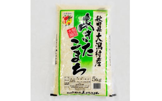 あきたこまち精米5kg【1595355】