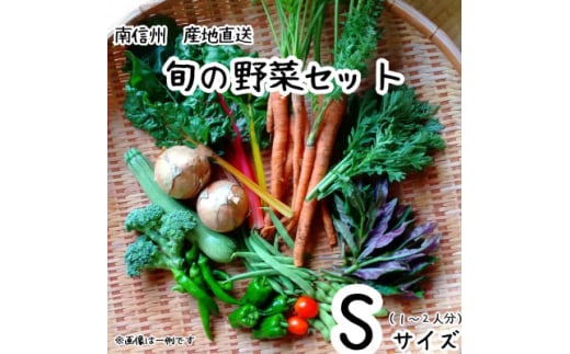 旬の野菜セット詰め合わせ　Sサイズ 1～2人分【1595997】 2010462 - 長野県飯田市