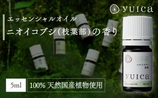 [yuica]エッセンシャルオイル ニオイコブシ枝葉部(5ml)| オイル アロマ リフレッシュ 自然 森林 正プラス