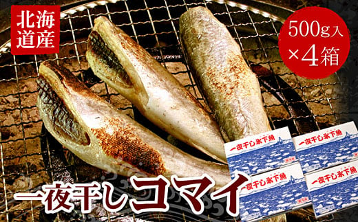 A-07036 一夜干こまい500g×4P 2007340 - 北海道根室市