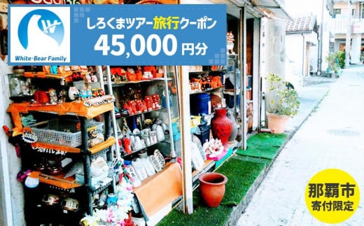 【那覇市】しろくまツアーで利用可能なWEB旅行クーポン（45,000円分） 2011726 - 沖縄県那覇市