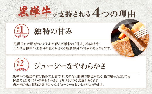【2回定期便】 黒樺牛 ロースステーキ 400g （200g×2パック）