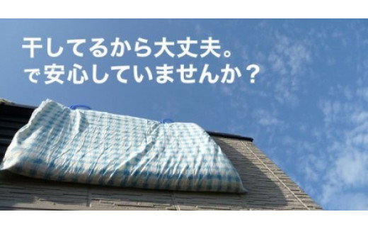 高知県四万十町のふるさと納税 オーガニックなふとんクリーニング３枚セット　Osc-006 羽毛布団 布団クリーニング 無添加せっけん石鹸で洗う 完全個別洗い
