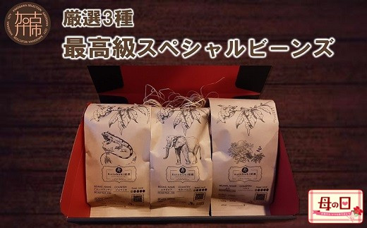 ＼母の日/最高級スペシャルビーンズ 厳選3種[ 焙煎豆 焙煎 コーヒー 珈琲 ]
