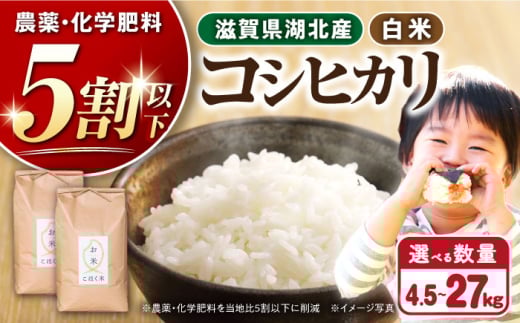 【令和7年産新米】湖北産 コシヒカリ 18kg(白米) 長浜市/株式会社エース物産[AQAK006] 米 お米 ご飯 ごはん ゴハン 近江米 滋賀県産 長浜市産 こめ 玄米 白米 精米 お米 新米 食品 ふるさと納税 国産 炊きたて 米ギフト もちもち ブランド米  食卓 美味しい 産地直送 節約 人気 1029917 - 滋賀県長浜市