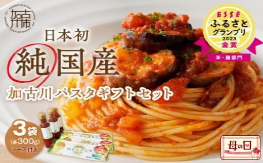 ＼母の日／加古川パスタギフトセット《 パスタ 乾麺 国産小麦 国産 ギフトセット 詰め合わせ プレゼント 贈り物 スパゲッティ パスタソース ナポリタン ピザソース アレンジ 保存食 麺 加古川市 送料無料 ギフト 贈答用 八幡営農 オーマイ お歳暮 御歳暮 》【2401H04606】