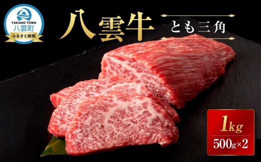 八雲牛 とも三角 1kg（500g×2P）ブロック 【 牛肉 肉 北海道 八雲町    】 1526297 - 北海道八雲町