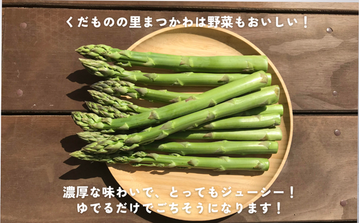 今年も元気なアスパラが育っています！