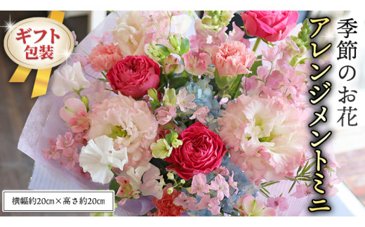 ≪ギフト≫季節のお花アレンジメントミニ アレンジメント 生花 ギフト プレゼント 誕生日 記念日 母の日 父の日 [CT011ci]