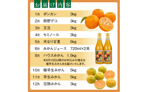 0167みかんページ かきうち農園のオレンジ便（全10回）【果物 フルーツ みかん